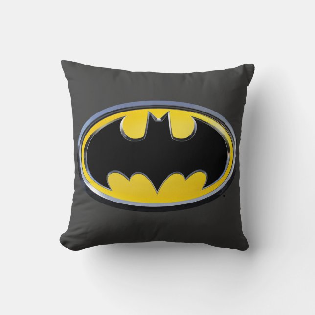 Batman Symbol | Klassisk Logotyp Kudde (Framsida)