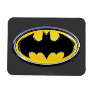 Batman Symbol   Klassisk Logotyp Magnet