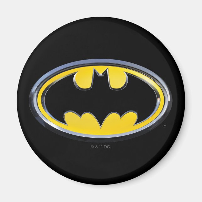 Batman Symbol | Klassisk Logotyp Magnet (Framsidan)