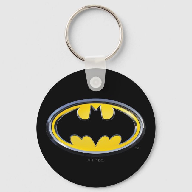 Batman Symbol | Klassisk Logotyp Nyckelring (Framsida)