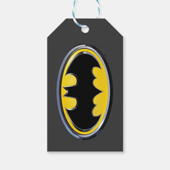 Batman Symbol | Klassisk Logotyp Presentetikett (Framsidan)