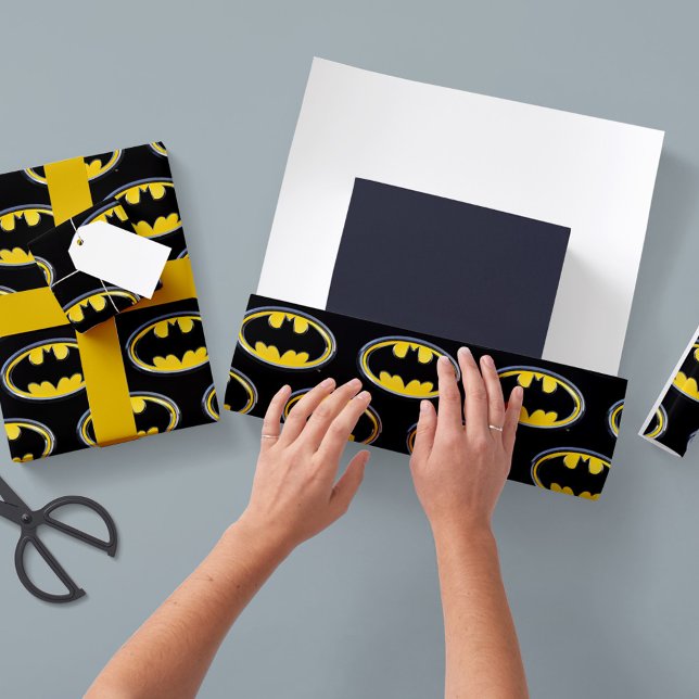 Batman Symbol | Klassisk Logotyp Presentpapper (Skapare uppladdad)