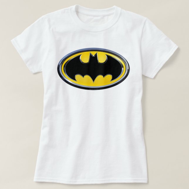 Batman Symbol | Klassisk Logotyp Tee Shirt (Design framsida)