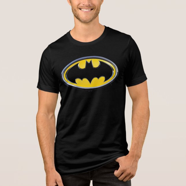 Batman Symbol | Klassisk Logotyp Tee Shirt (Framsida)