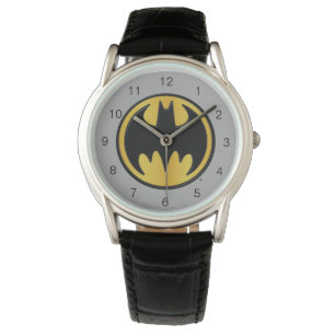 Batman Symbol Klassisk rundad Logotyp Armbandsur