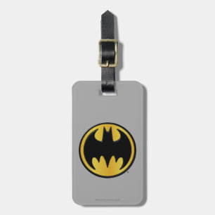 Batman Symbol Klassisk rundad Logotyp Bagagebricka