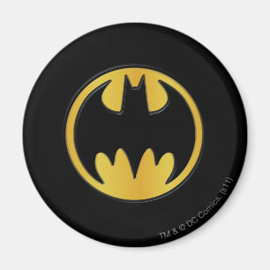 Batman Symbol Klassisk rundad Logotyp Magnet