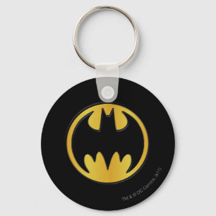 Batman Symbol Klassisk rundad Logotyp Nyckelring