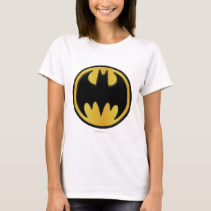 Batman Symbol   Klassisk rundad Logotyp T Shirt