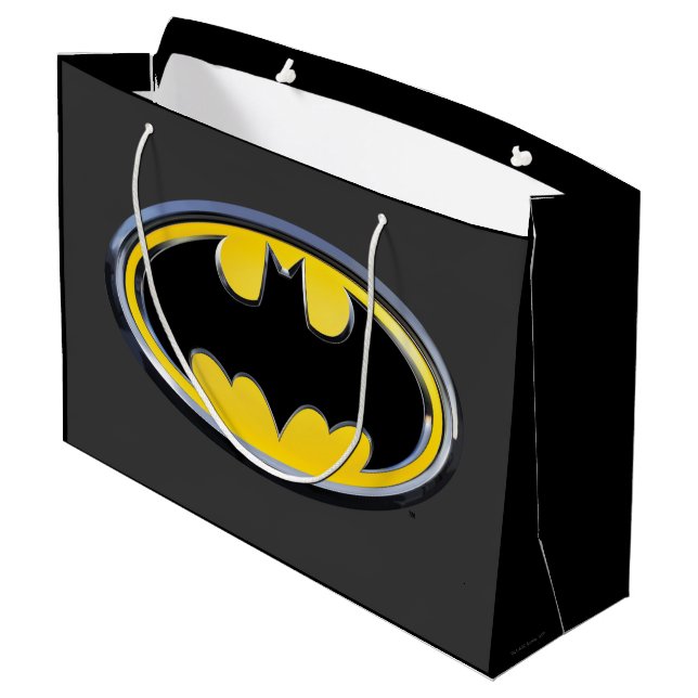 Batman-symbol | Klassiskt logo (Baksidan Vinklad)