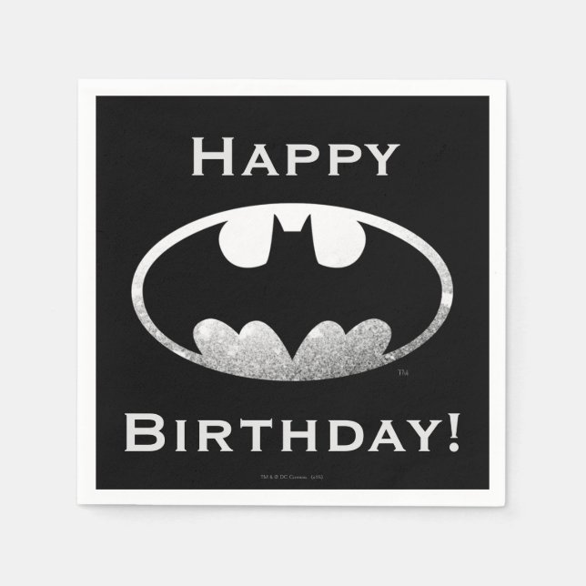 Batman Symbol | Kornig Logotyp Pappersservett (Framsidan)