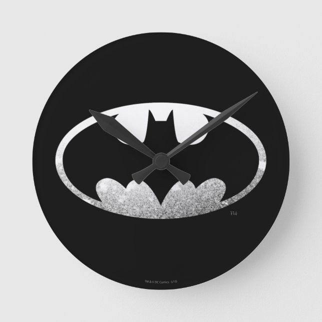 Batman Symbol | Kornig Logotyp Rund Klocka (Framsida)