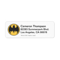 Batman Symbol | Logotyp för Gult av Mörk Circle