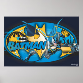 Batman Symbol | Logotyp för klassiskt kollage Poster