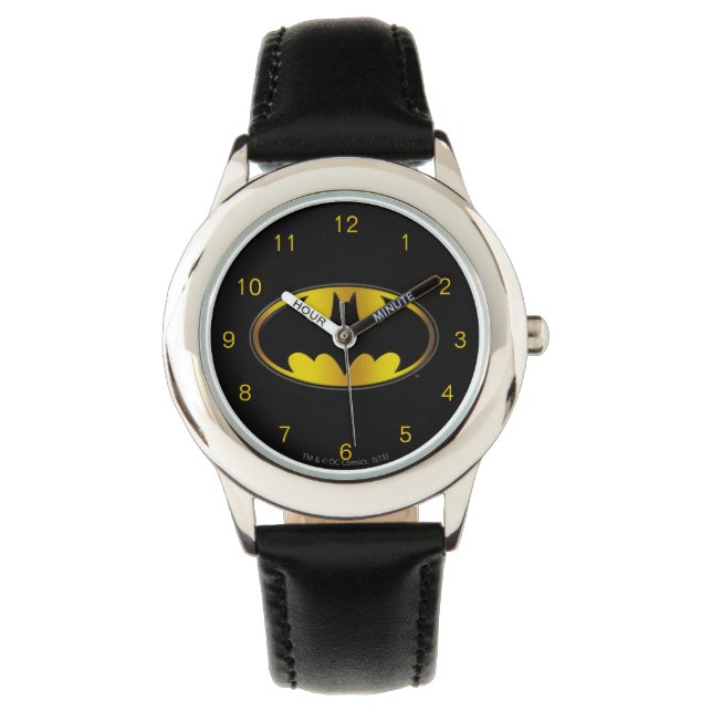 Batman Symbol | Logotyp för ovalövertoning Armbandsur (Framsida)