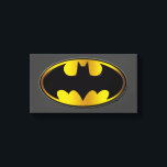 Batman Symbol | Logotyp för ovalövertoning Canvastryck<br><div class="desc">Batman Hyperdrive</div>