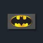 Batman Symbol | Logotyp för ovalövertoning Canvastryck<br><div class="desc">Batman Hyperdrive</div>