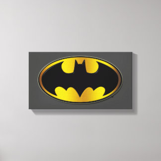 Batman Symbol | Logotyp för ovalövertoning Canvastryck