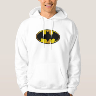 Batman Symbol | Logotyp för ovalövertoning Hoodie