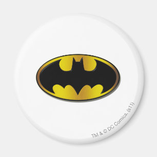 Batman Symbol Logotyp för ovalövertoning Magnet