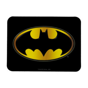 Batman Symbol Logotyp för ovalövertoning Magnet