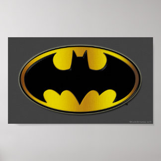 Batman Symbol | Logotyp för ovalövertoning Poster
