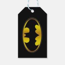 Batman Symbol | Logotyp för ovalövertoning Presentetikett