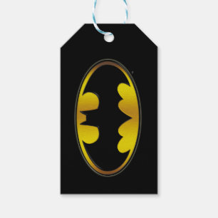 Batman Symbol   Logotyp för ovalövertoning Presentetikett