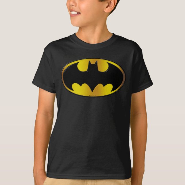 Batman Symbol | Logotyp för ovalövertoning Tee Shirt (Framsida)