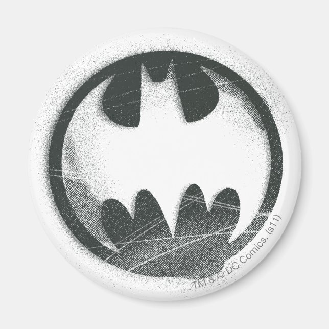Batman Symbol | Logotyp för sprejsymbol Magnet (Framsidan)