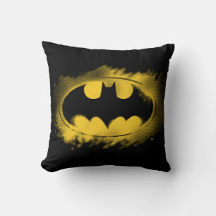 Batman Symbol Logotyp för svart och Gult Kudde