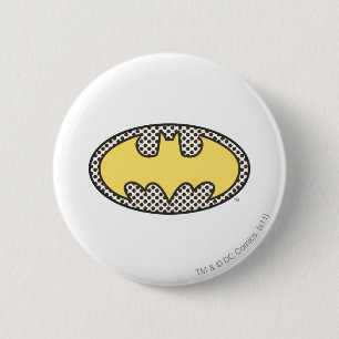 Batman Symbol Logotyp för visningstid Knapp