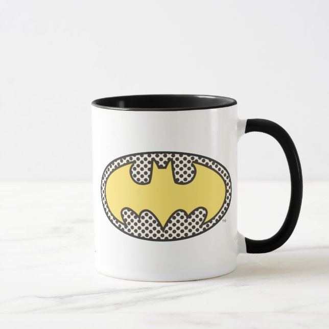 Batman Symbol | Logotyp för visningstid Mugg (Höger)