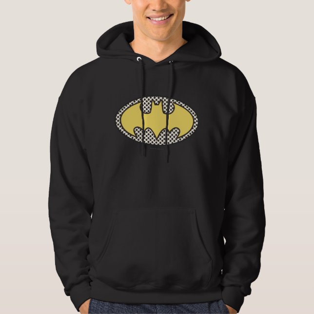 Batman Symbol | Logotyp för visningstid Sweatshirt Med Luva (Framsida)