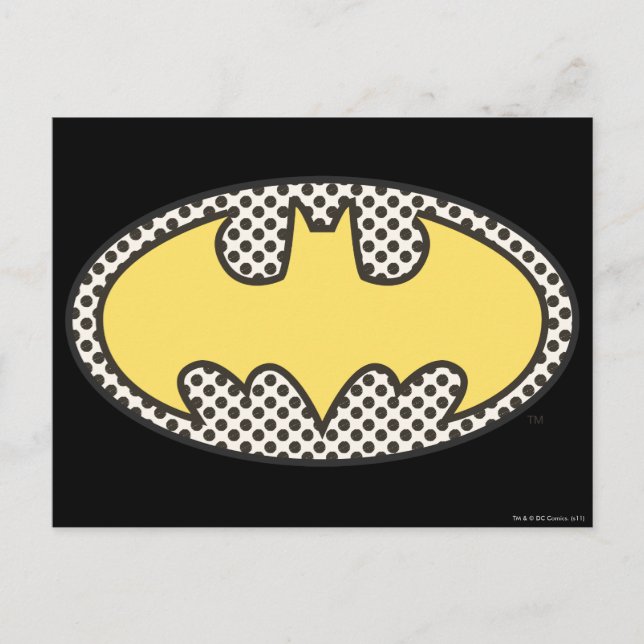 Batman Symbol | Logotyp för visningstid Vykort (Framsida)