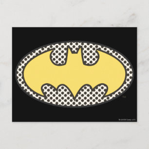 Batman Symbol Logotyp för visningstid Vykort