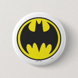 Batman Symbol | Logotyp i Fladdermus-cirkeln Knapp