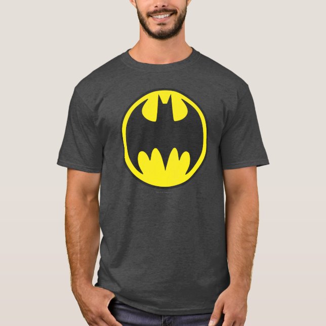 Batman Symbol | Logotyp i Fladdermus-cirkeln T Shirt (Framsida)