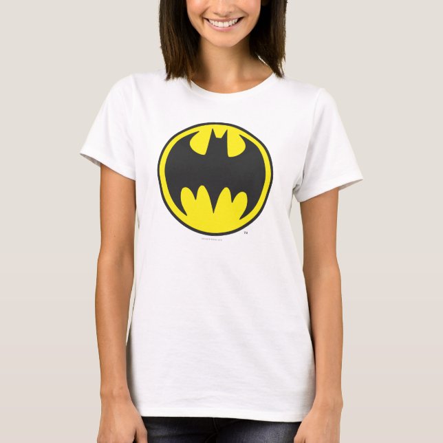 Batman Symbol | Logotyp i Fladdermus-cirkeln T-shirt (Framsida)