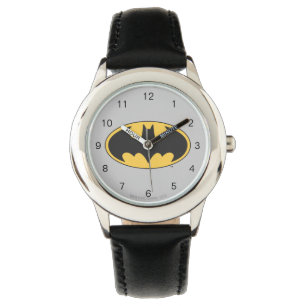 Batman Symbol Oval-Logotyp Armbandsur