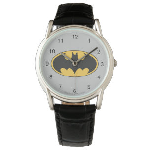 Batman Symbol Oval-Logotyp Armbandsur