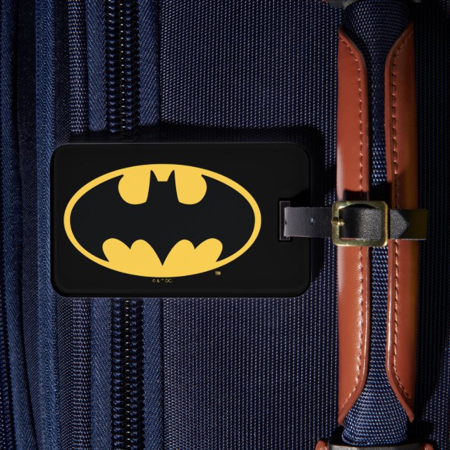 Batman Symbol | Oval-Logotyp Bagagebricka (Framsida Insitu 4)