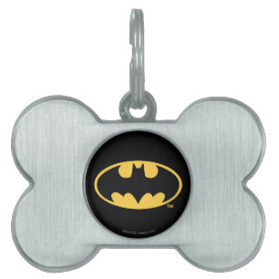 Batman Symbol   Oval-Logotyp ID-bricka Husdjur