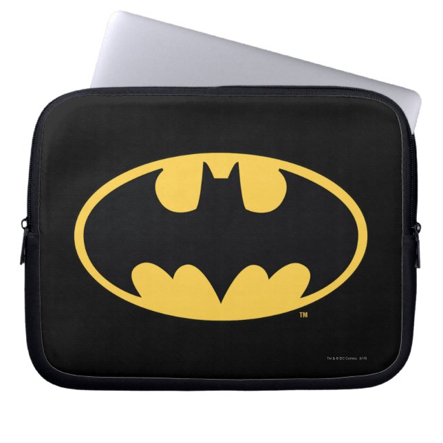 Batman Symbol | Oval-Logotyp Laptop Fodral (Framsidan)