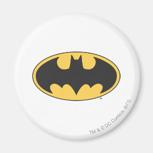 Batman Symbol Oval-Logotyp Magnet