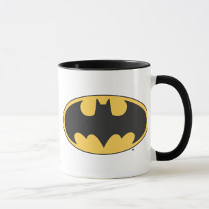 Batman Symbol Oval-Logotyp Mugg