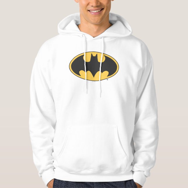 Batman Symbol | Oval-Logotyp Munkjacka (Framsida)