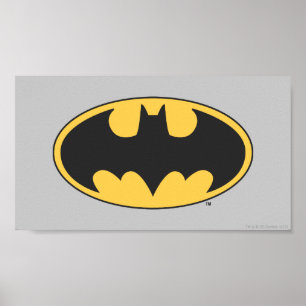 Batman Symbol Oval-Logotyp Poster
