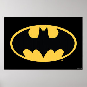 Batman Symbol   Oval-Logotyp Poster