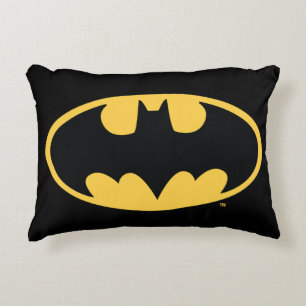 Batman Symbol Oval-Logotyp Prydnadskudde